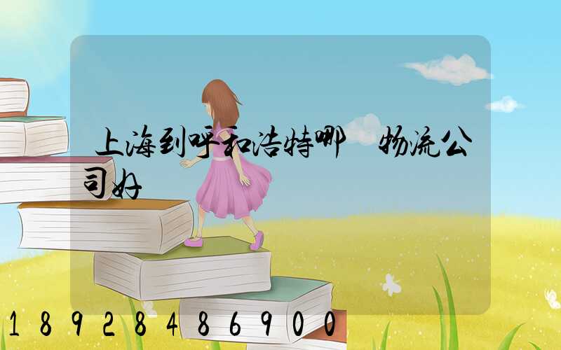 上海到呼和浩特哪個物流公司好