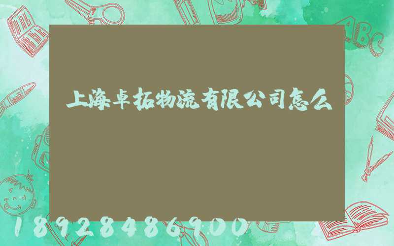 上海卓拓物流有限公司怎么樣