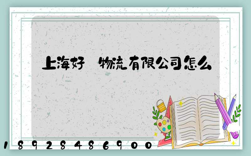 上海好運物流有限公司怎么樣