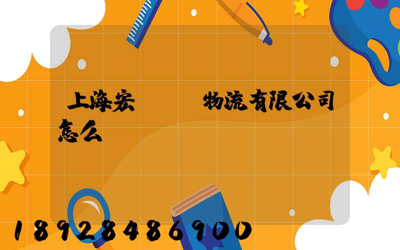 上海宏強國際物流有限公司怎么樣