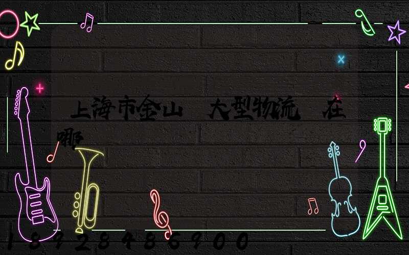 上海市金山區大型物流園在哪