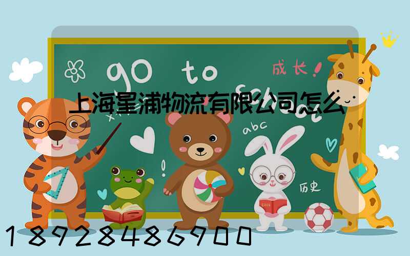 上海星浦物流有限公司怎么樣