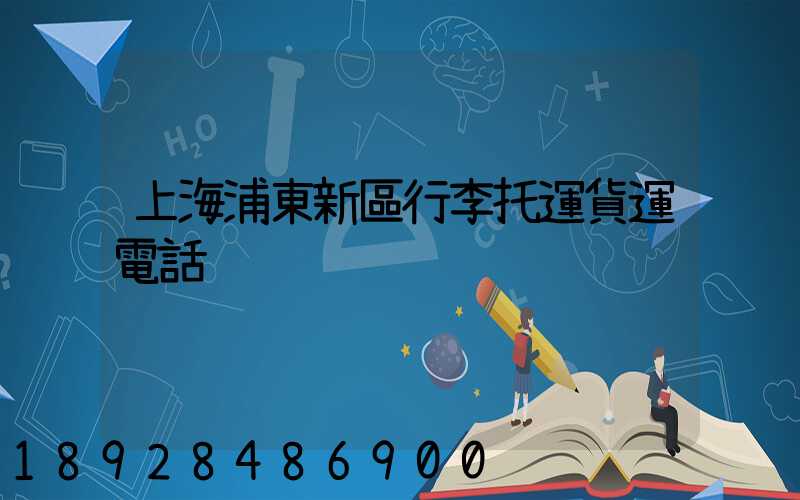 上海浦東新區行李托運貨運電話