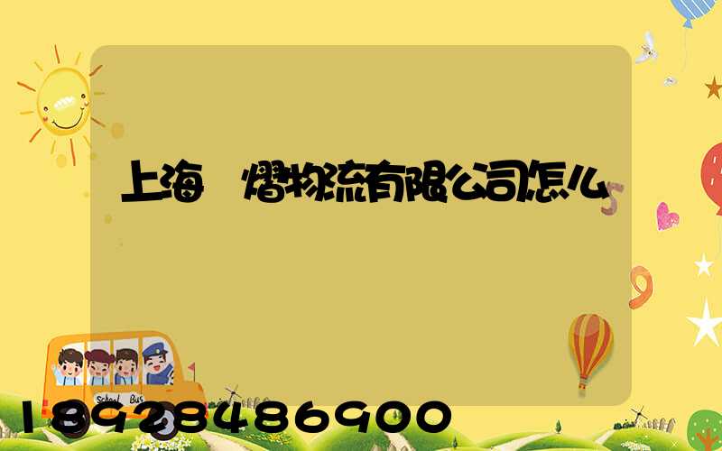 上海興熠物流有限公司怎么樣
