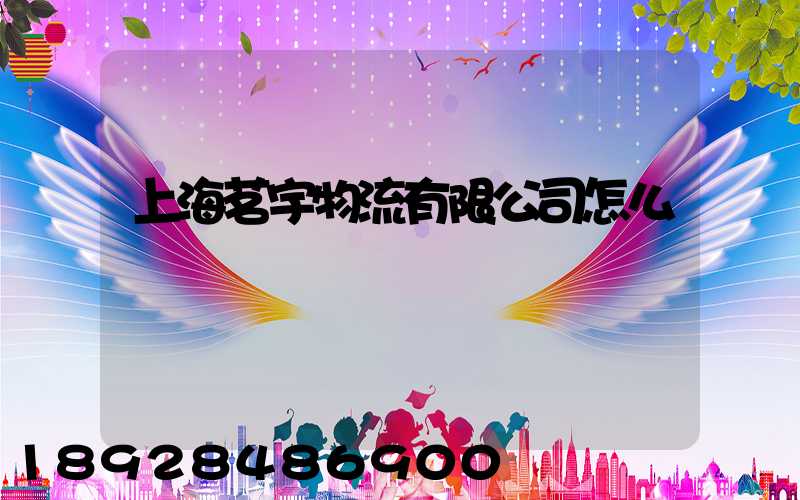 上海茗宇物流有限公司怎么樣