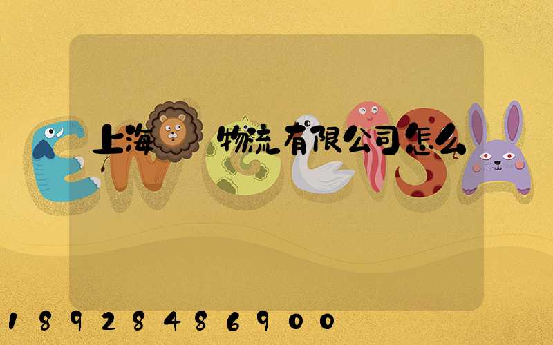 上海華啟物流有限公司怎么樣