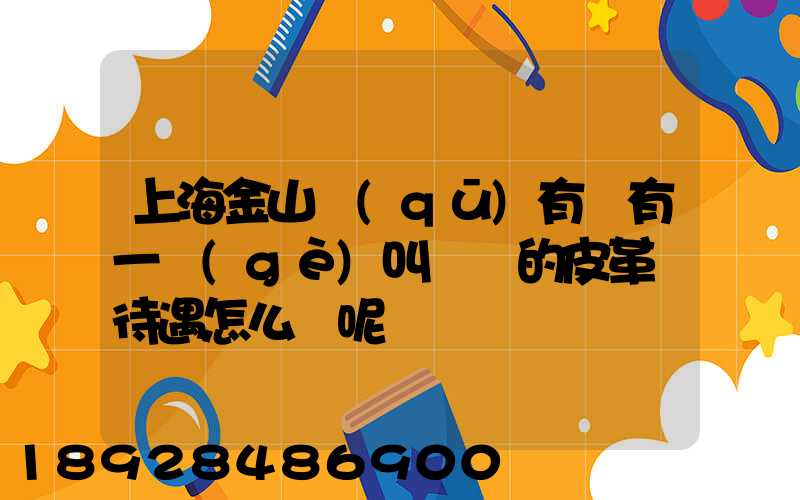 上海金山區(qū)有沒有一個(gè)叫華豐的皮革廠待遇怎么樣呢