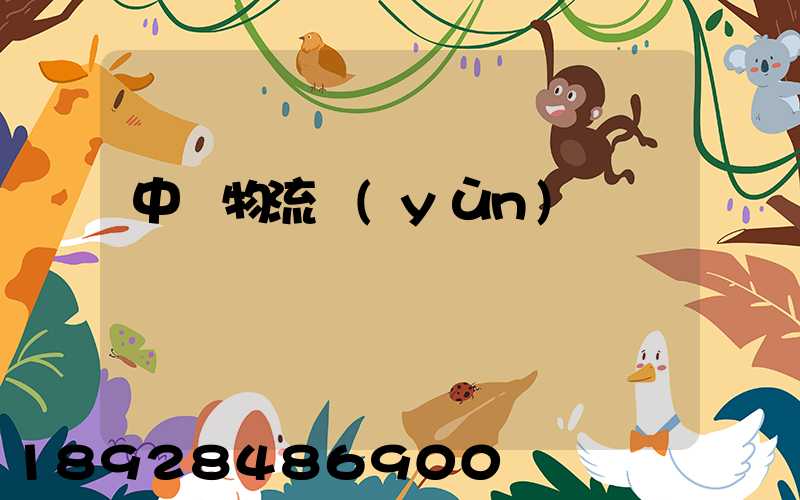 中國物流運(yùn)輸種類