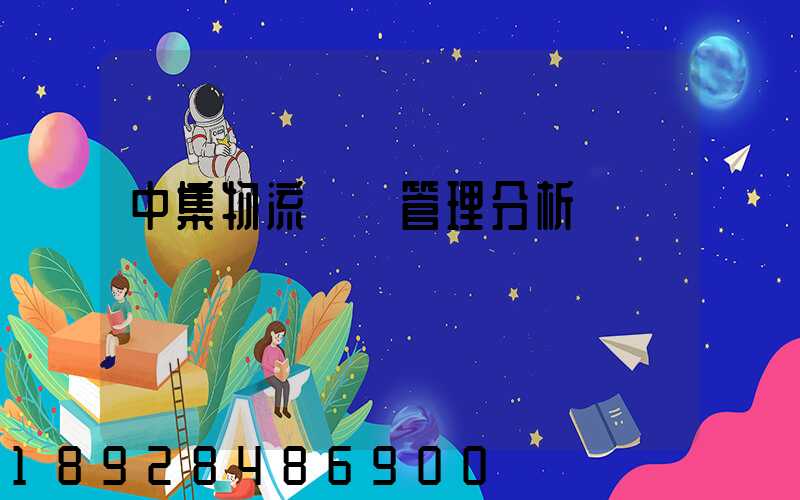 中集物流運輸管理分析