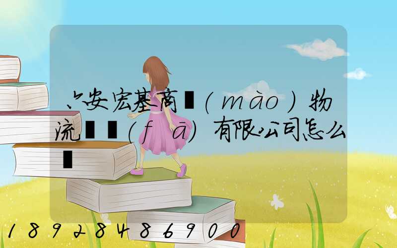 六安宏基商貿(mào)物流開發(fā)有限公司怎么樣