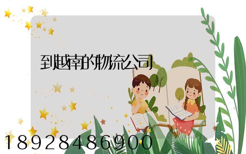 到越南的物流公司