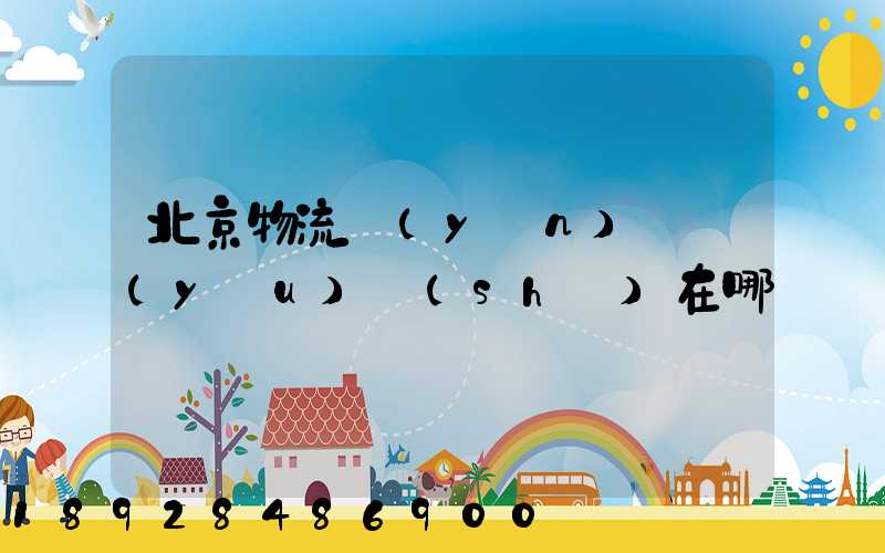 北京物流運(yùn)輸優(yōu)勢(shì)在哪