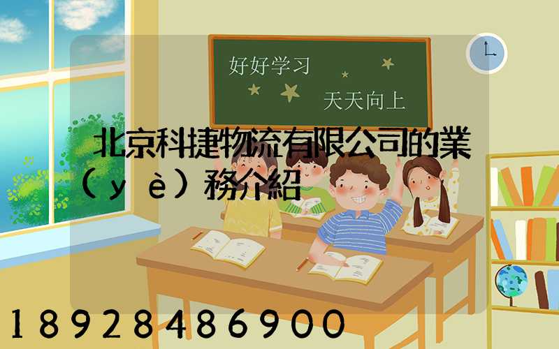 北京科捷物流有限公司的業(yè)務介紹