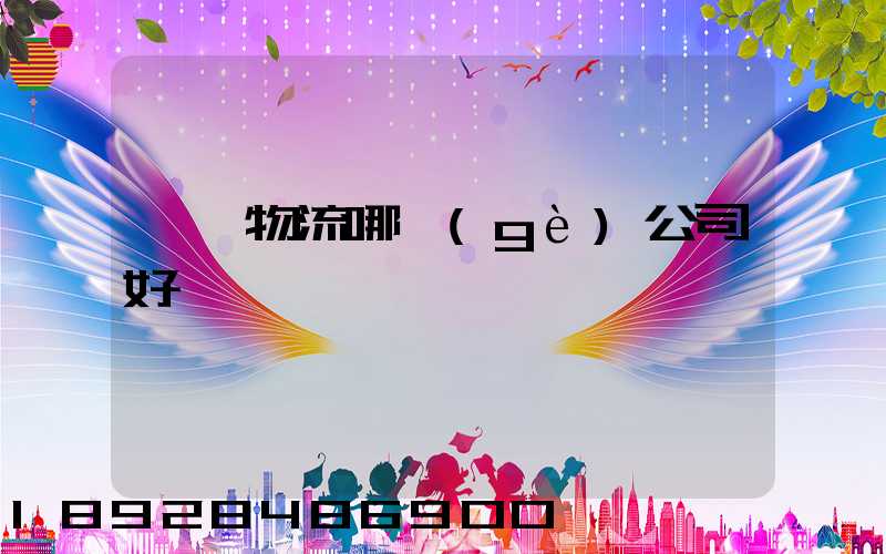 國際物流哪個(gè)公司好