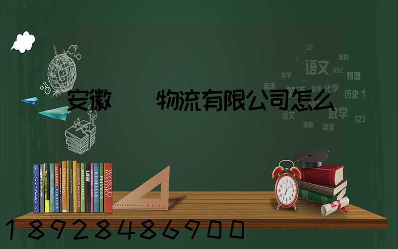 安徽鴻創物流有限公司怎么樣
