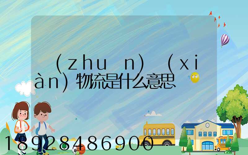 專(zhuān)線(xiàn)物流是什么意思