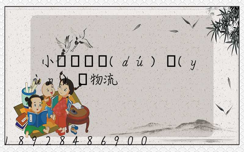 小貨車單獨(dú)運(yùn)輸物流