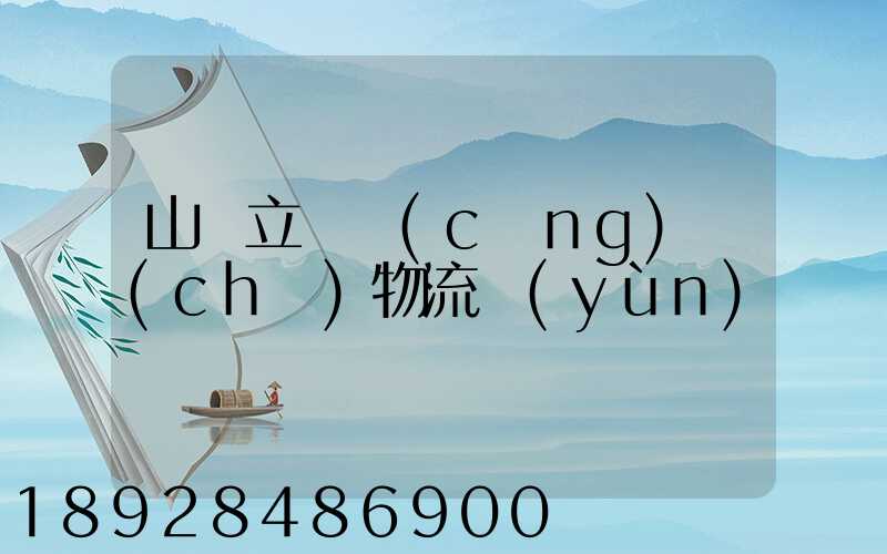 山東立體倉(cāng)儲(chǔ)物流運(yùn)輸