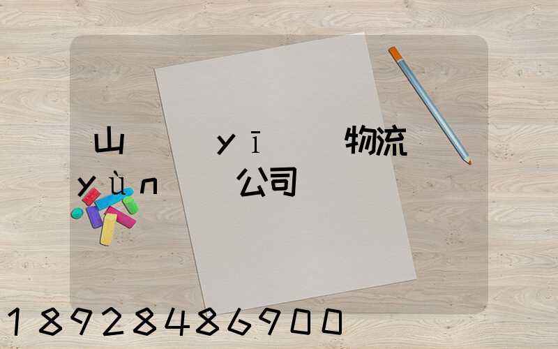 山東醫(yī)療物流運(yùn)輸公司