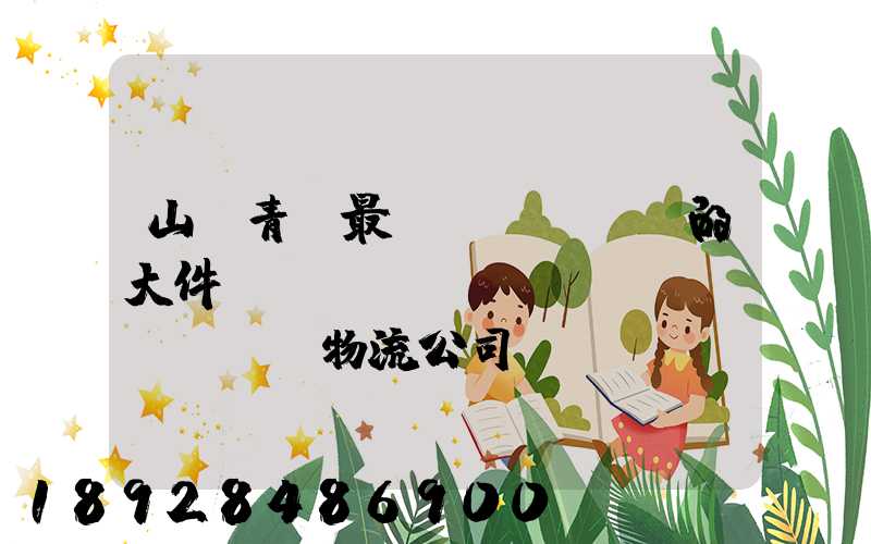 山東青島最專業(yè)的大件運(yùn)輸車隊(duì)及物流公司