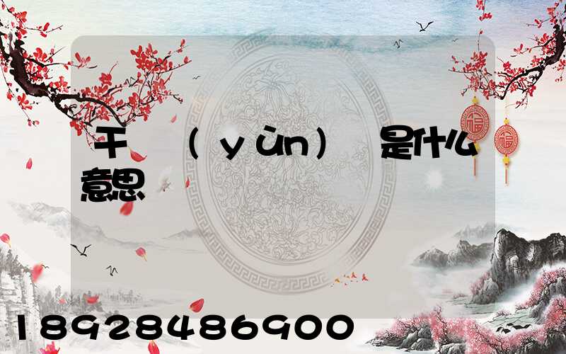 干線運(yùn)輸是什么意思