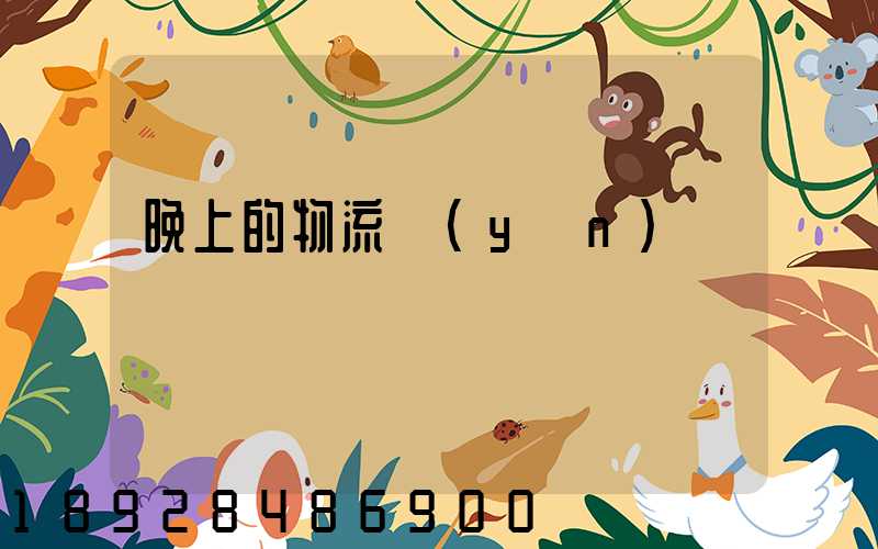 晚上的物流運(yùn)輸