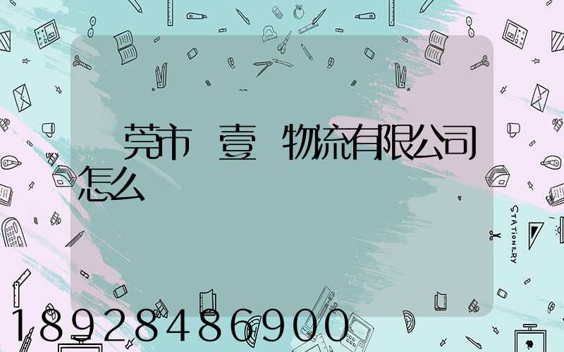 東莞市來壹來物流有限公司怎么樣