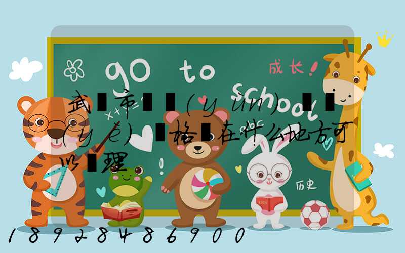 武漢市貨運(yùn)從業(yè)資格證在什么地方可以辦理