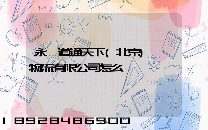 永順道通天下(北京)國際物流有限公司怎么樣