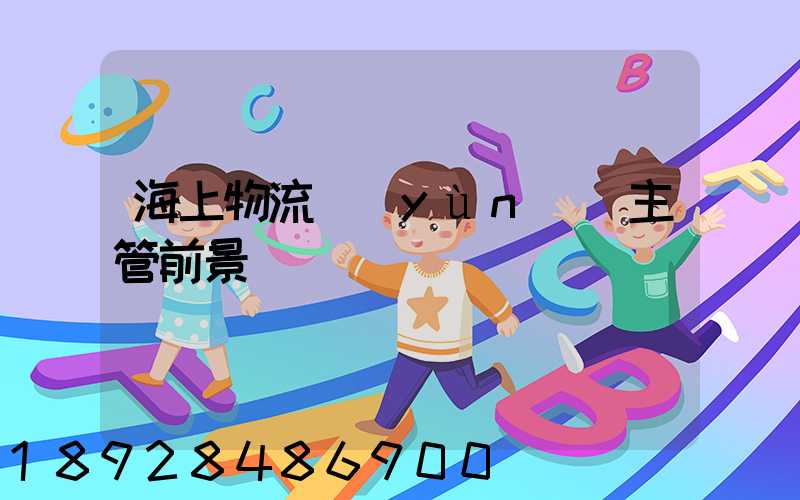 海上物流運(yùn)輸主管前景