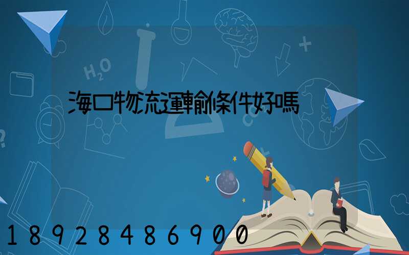 海口物流運輸條件好嗎