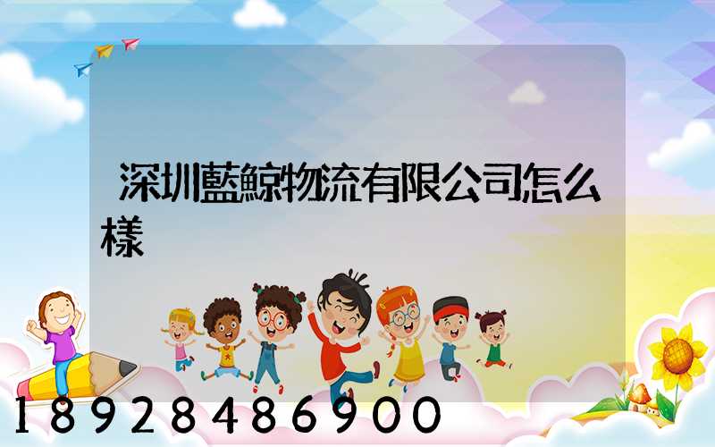 深圳藍鯨物流有限公司怎么樣