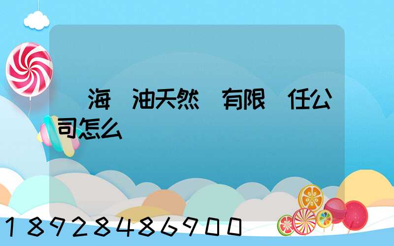 烏海華油天然氣有限責任公司怎么樣