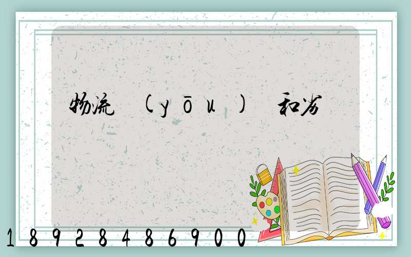 物流優(yōu)勢和劣勢