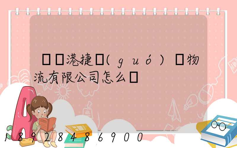 遼寧港捷國(guó)際物流有限公司怎么樣