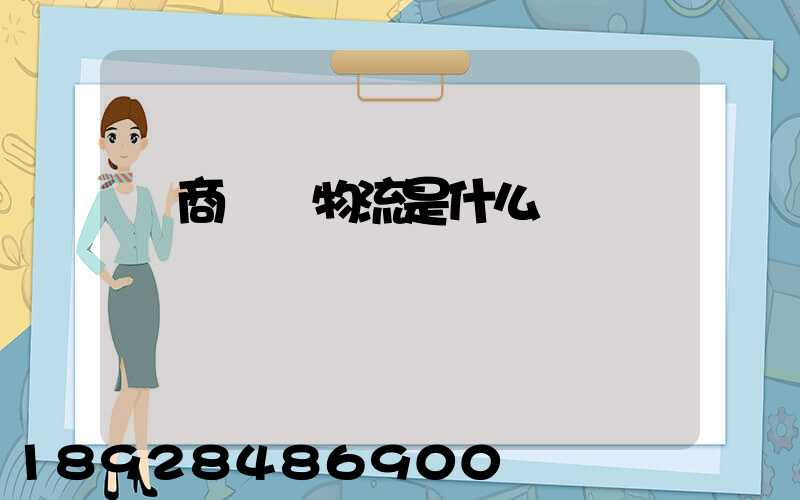 電商倉儲物流是什么